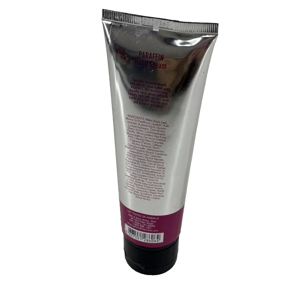 Bath & Body Works PARAFFIN Hand Cream Nail & Cuticle Full Size 4 fl oz RARE